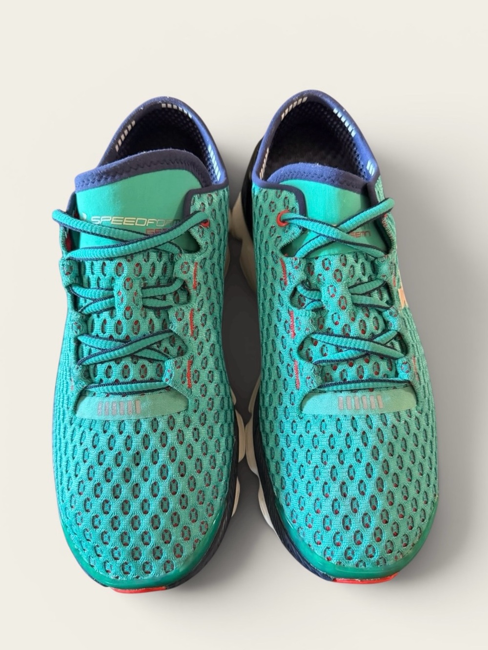 Under Armour SpeedForm Gemini Running Shoes Teal Navy Women’s 8.5